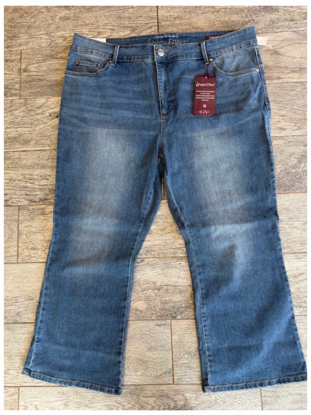 Gloria Vanderbilt Shape Effect Jeans Plus size 20W Bootcut High Rise NWT